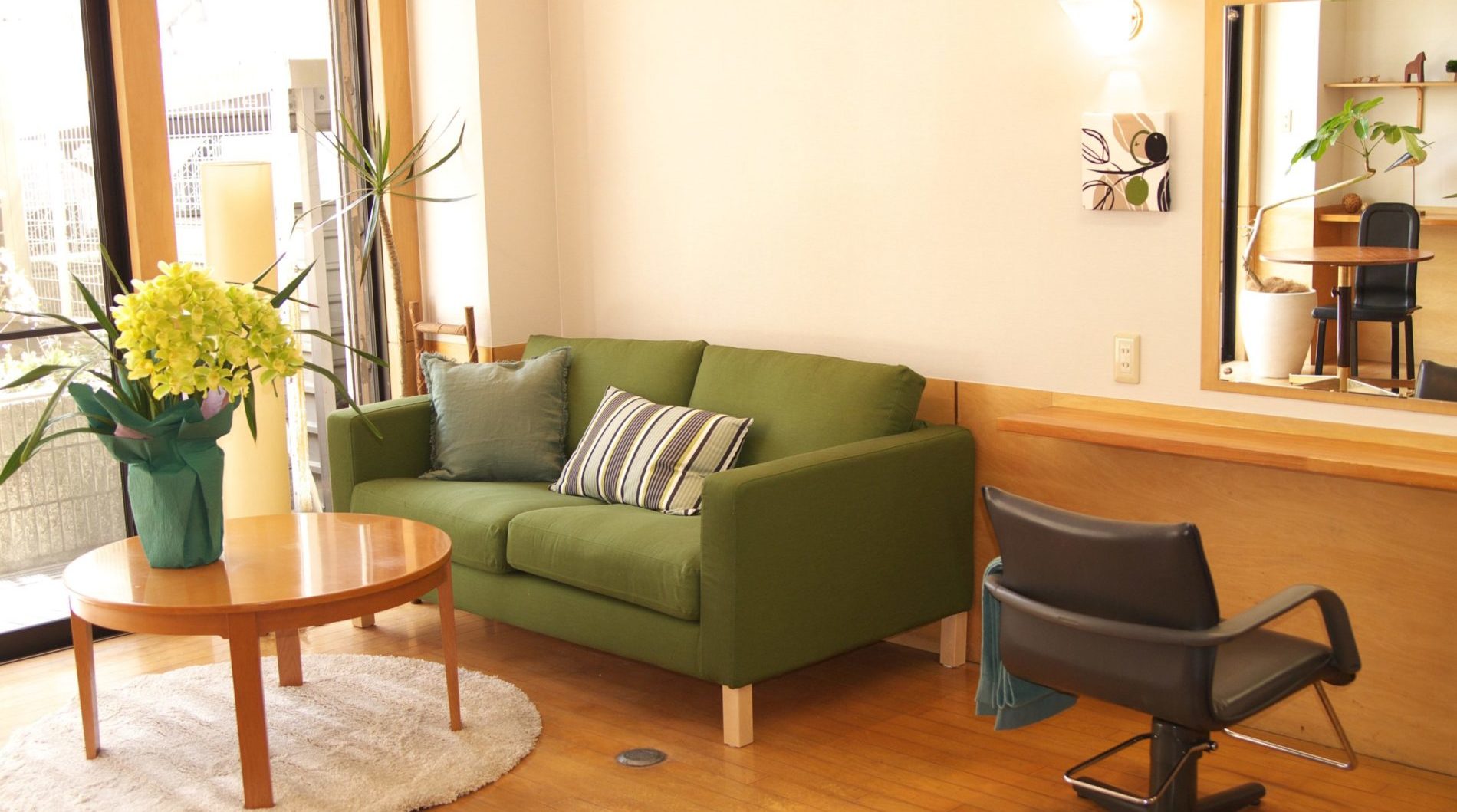 美容室サイエンの店内